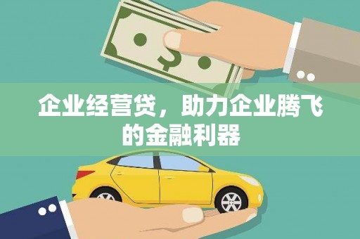 延庆企业经营贷，助力企业腾飞的金融利器