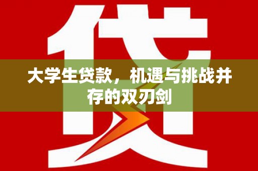 延庆大学生贷款，机遇与挑战并存的双刃剑