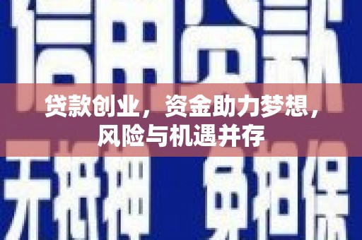 延庆贷款创业，资金助力梦想，风险与机遇并存