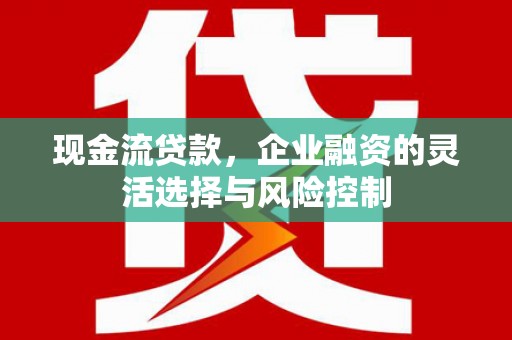 延庆现金流贷款，企业融资的灵活选择与风险控制