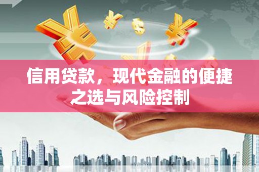 延庆信用贷款，现代金融的便捷之选与风险控制
