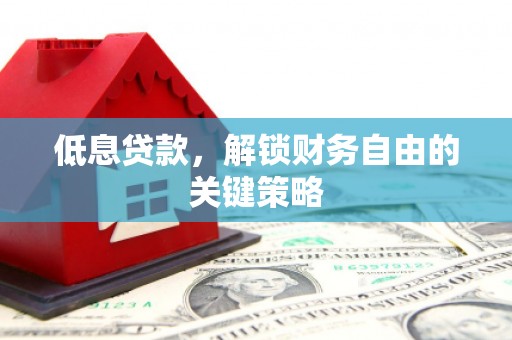 延庆低息贷款，解锁财务自由的关键策略