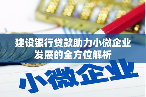 延庆建设银行贷款助力小微企业发展的全方位解析