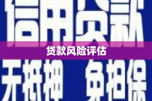 延庆贷款风险评估