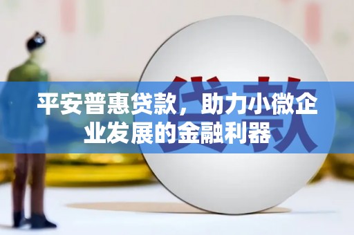 延庆平安普惠贷款，助力小微企业发展的金融利器