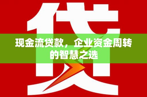 延庆现金流贷款，企业资金周转的智慧之选